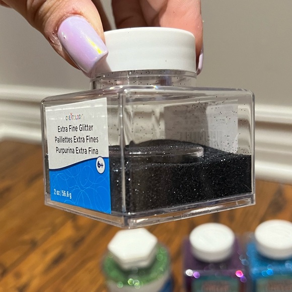 GLITTER LOT CREATOLOGY/ DARICE / MARTHA STEWART EXTRA FINE AND CHUNKY GLITTER - Picture 6 of 9